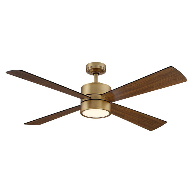 52" Bucholz Industrial Ceiling Fan with Dimmable LED Light
