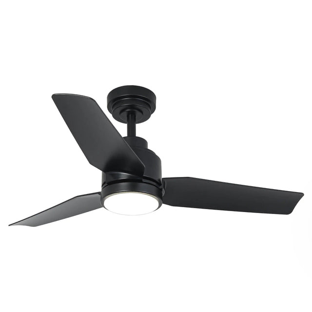Vaczon 42 Inch DC Motor Modern Downrod Ceiling Fan with LED Light and Remote Control