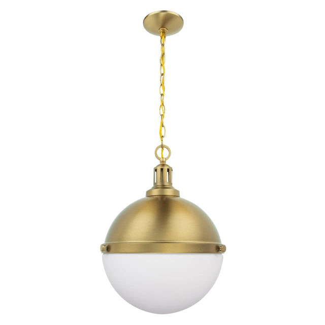 Aaron 12" 2-Light Gold Dimmable Island Pendant Light