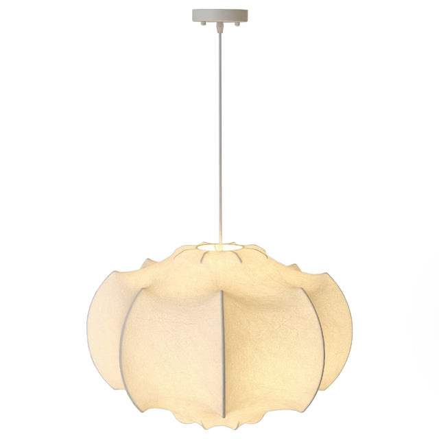 24 Inch Bevis 3-Light White Wabi-sabi Island Pendant Light