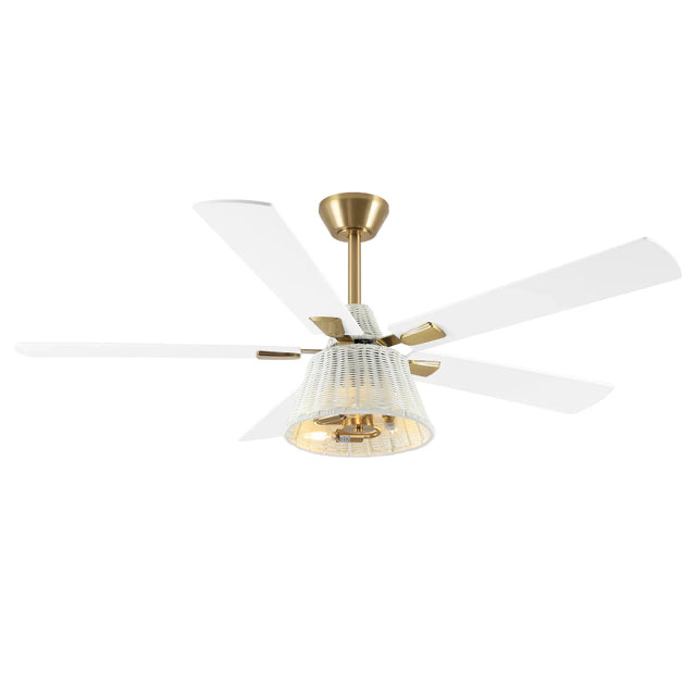 52 Inch Zona Antique Bronze Ceiling Fan with Light