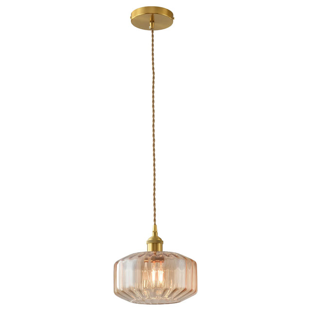 Edith Modern 1-Light Golden Island Pendant Light