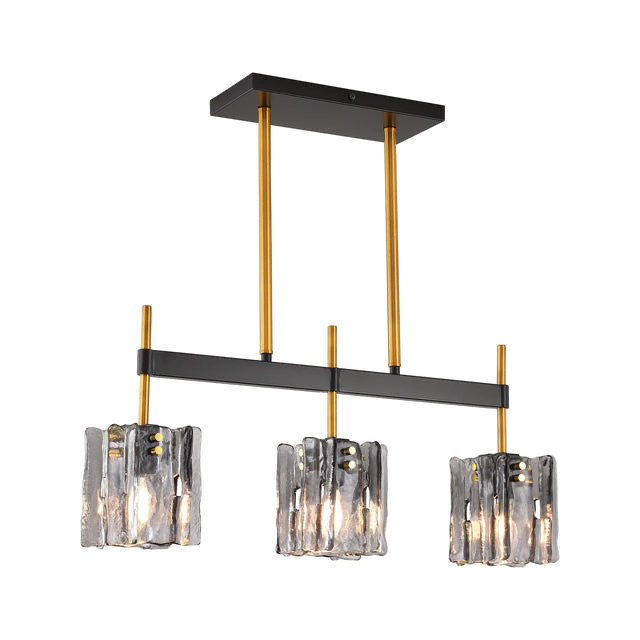 Kerr 3-Light Linear Island Chandelier